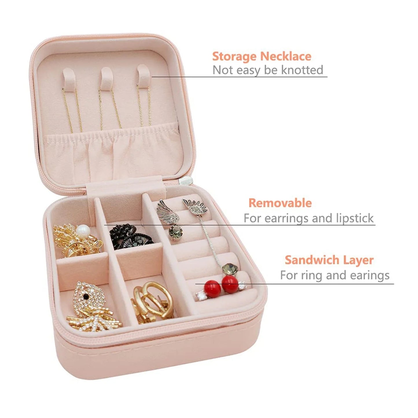 Portable Jewelry Box Organiser