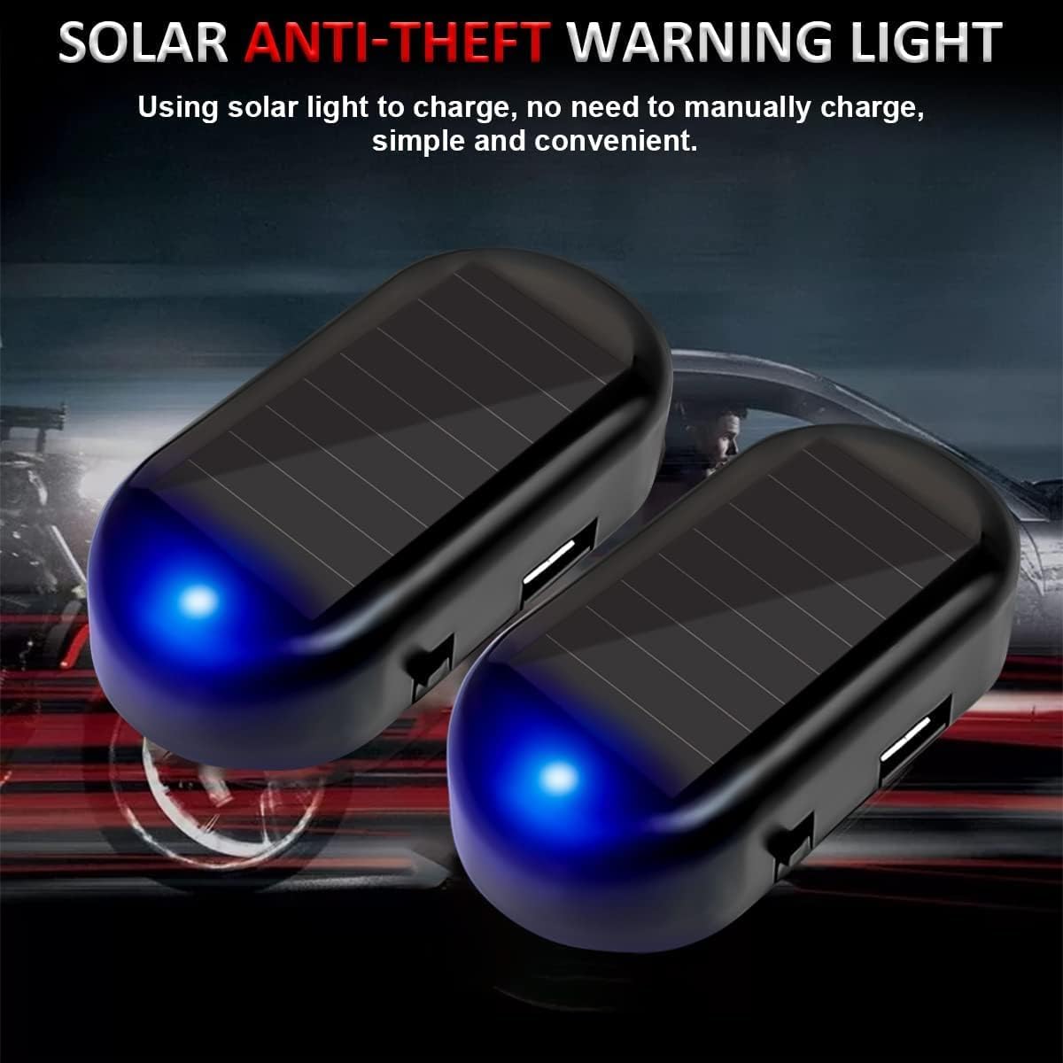 Car Solar Power Simulated Dummy Alarm