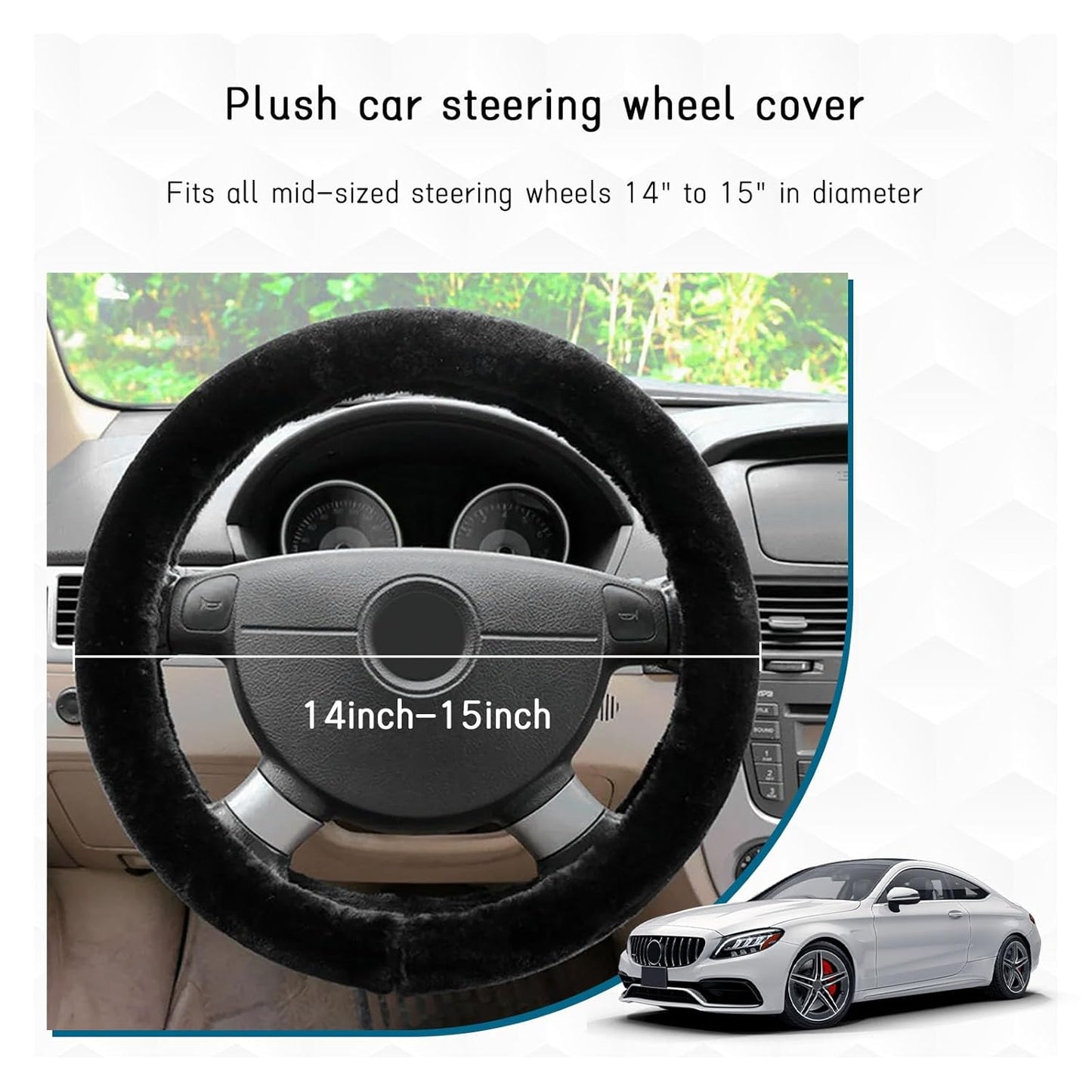 Fluffy Car Wheel Cover