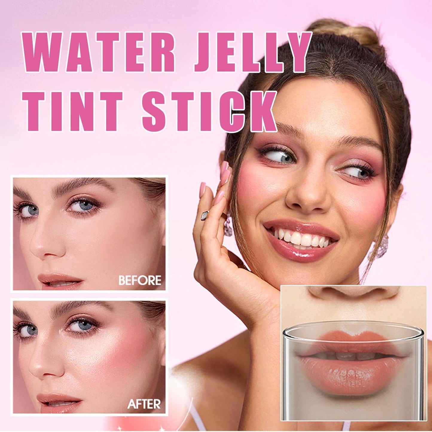 Makeup Jelly Tint + Lipstick - Set of 4 Colours