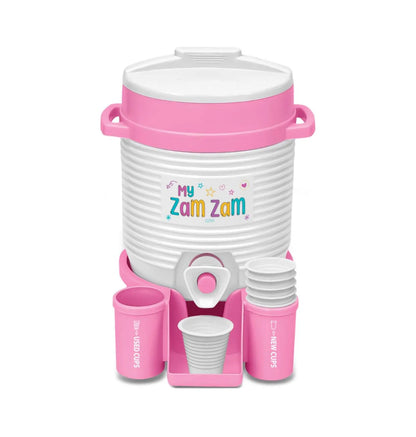 ZamZam Kids Cooler (Pink & White)