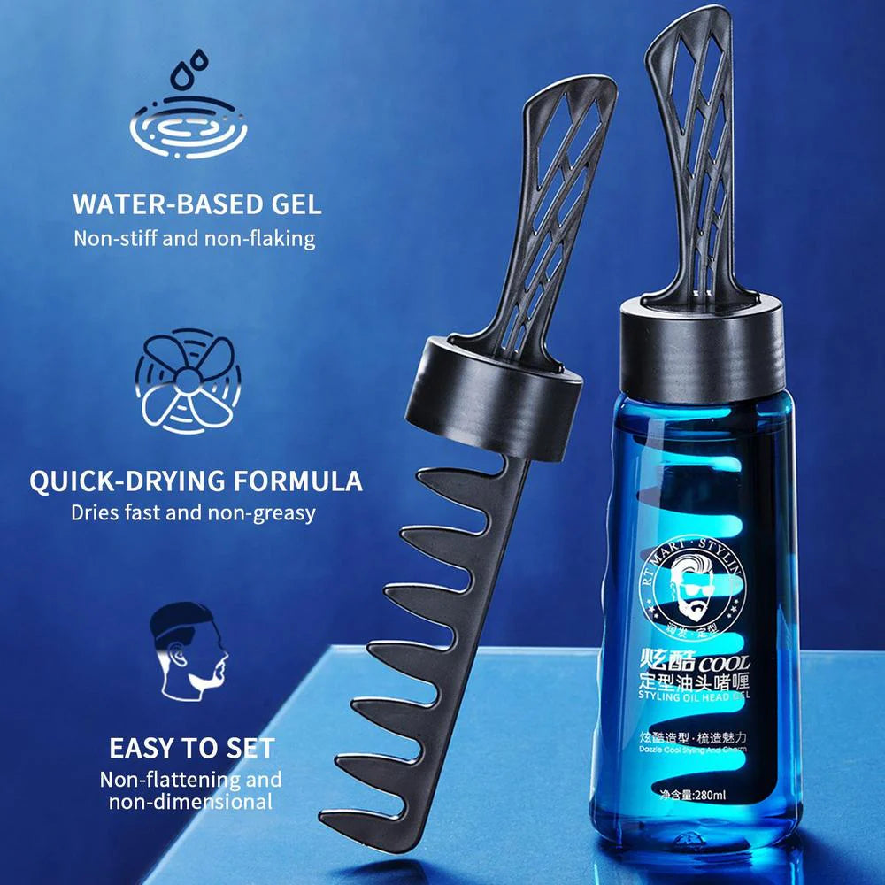 Hair Styling Gel With Comb