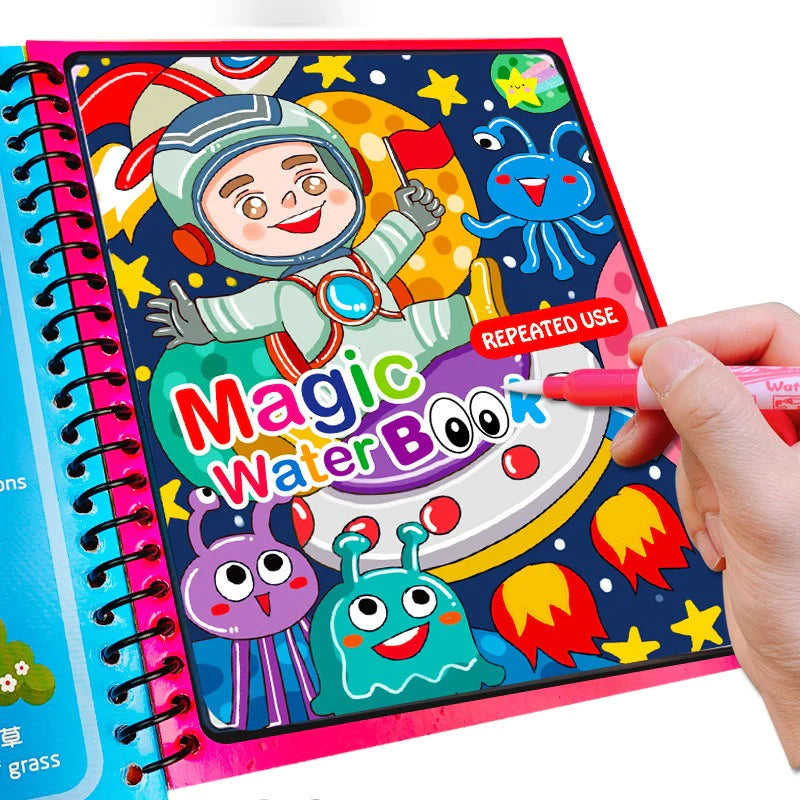 Reusable Magical Water Painting Book